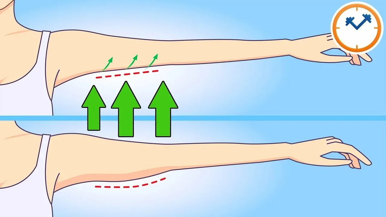 15 УПРАЖНЕНИЙ ОТ ДРЯБЛОСТИ РУК И ПОДМЫШЕК