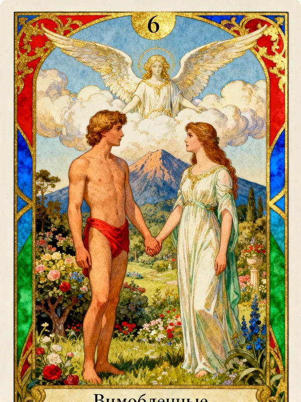 Всё о карте Таро \"Влюблённые\"