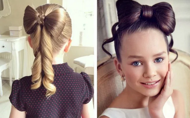 Бант из волос