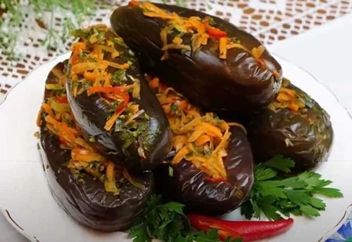 Фаршированные баклажаны