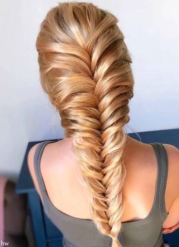 Коса рыбий хвост