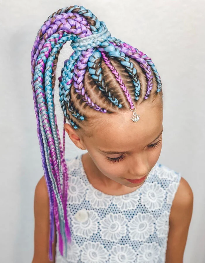 Косички с канекалоном