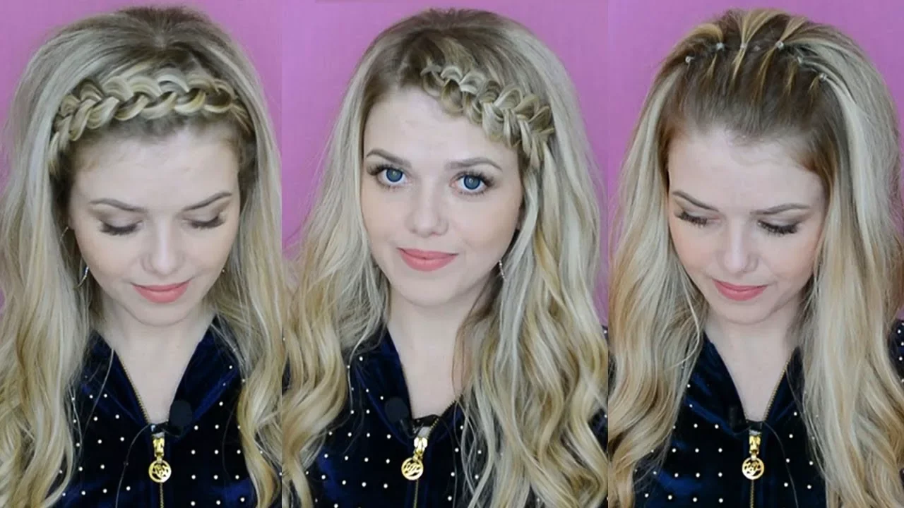 Необычные способы уложить отросшую челку