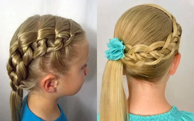 Плетение из вывернутого хвоста