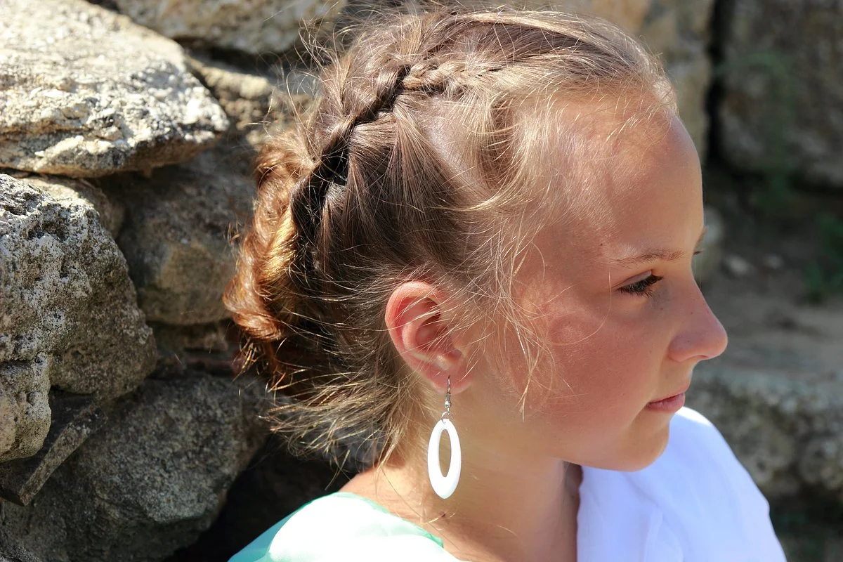 Укладка в греческом стиле