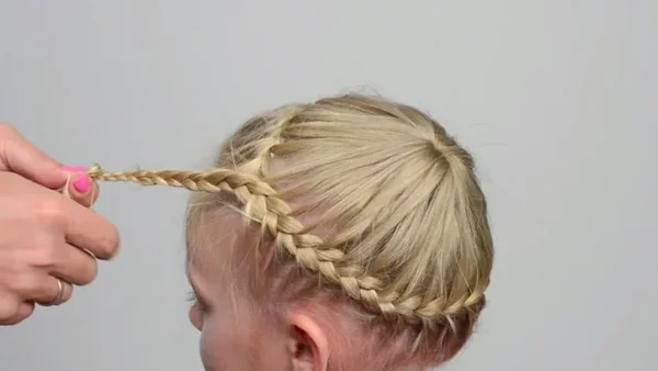 Корзинка из волос