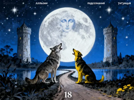 Всё о карте таро Луна