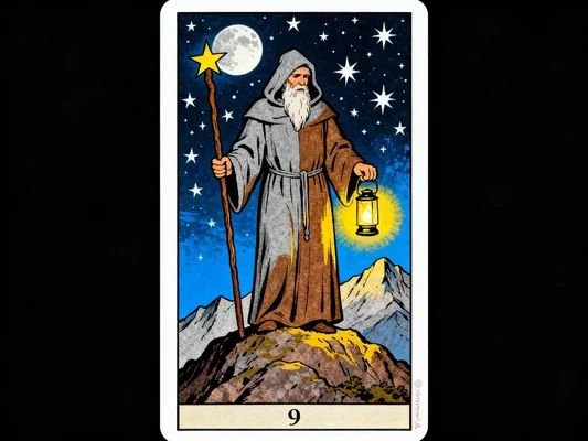 Всё о карте таро Отшельник