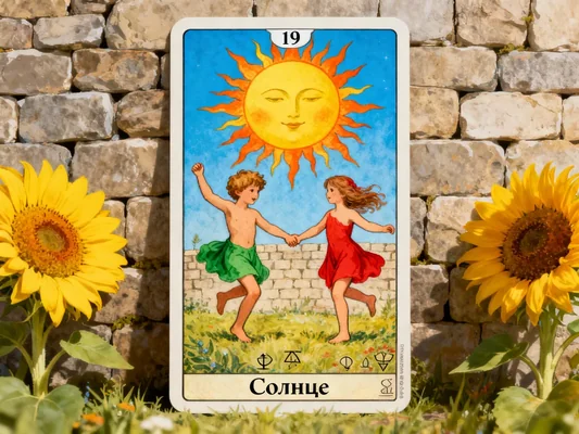 Всё о карте таро Солнце